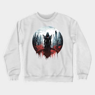 Angel Darkness Fantastic Otherworldly Creature Crewneck Sweatshirt